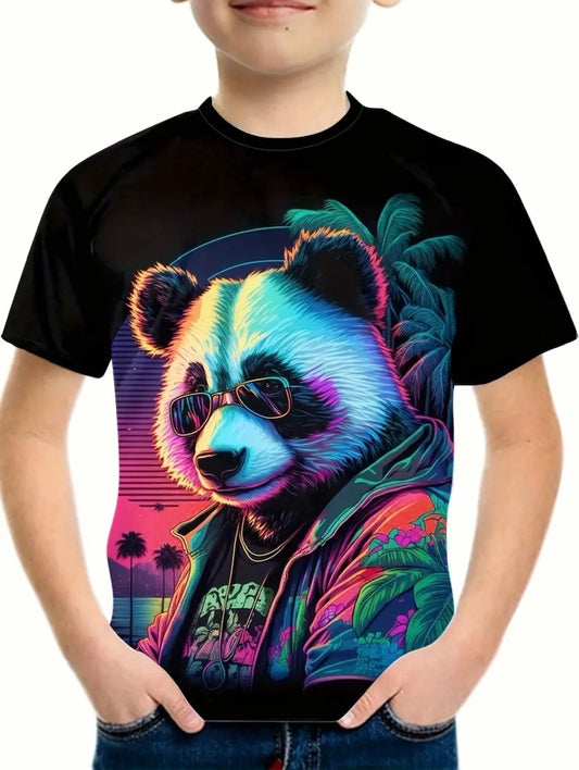 Boy's t-shirt with panda