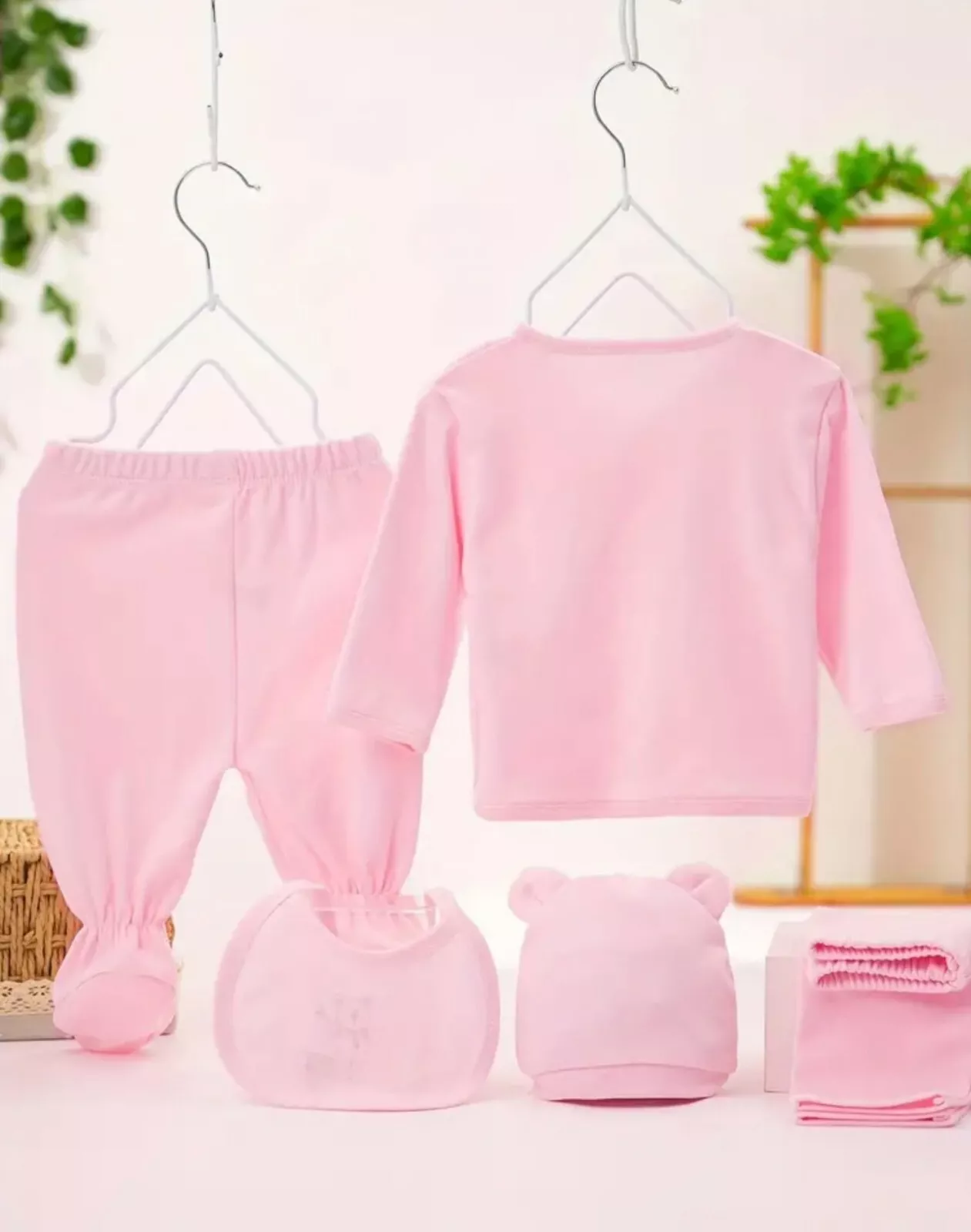 Set For Newborn Baby Girl Boy 5pcs 0-3 month