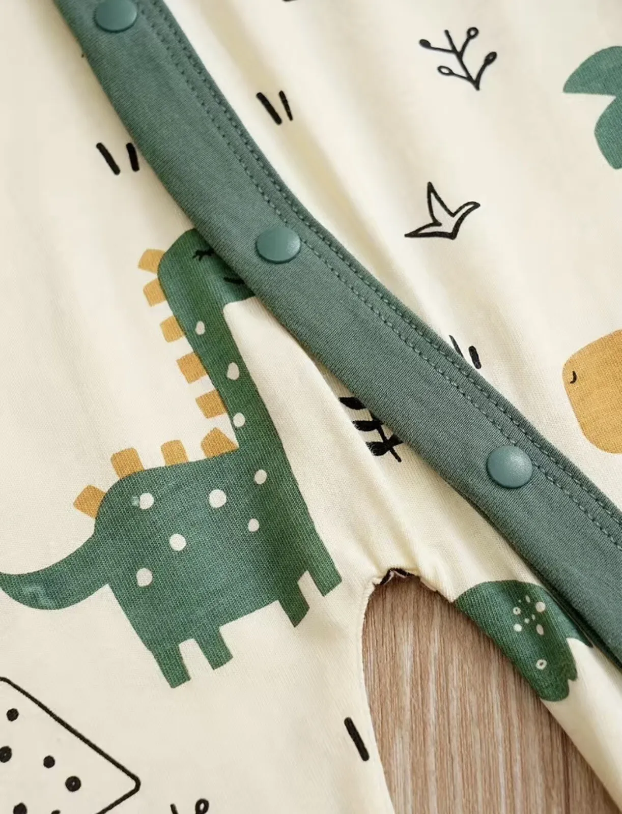 Baby Boys Sleepsuit with Dinosaur 3-6 months