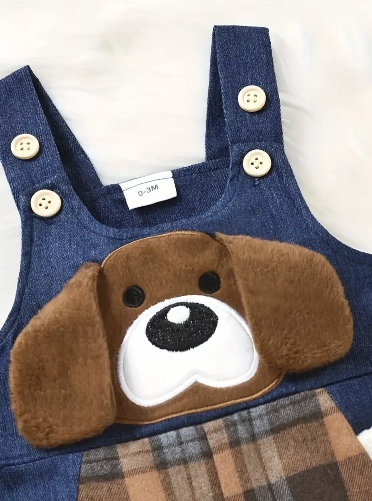 Baby Boy Outfit  with Dog 12-18m