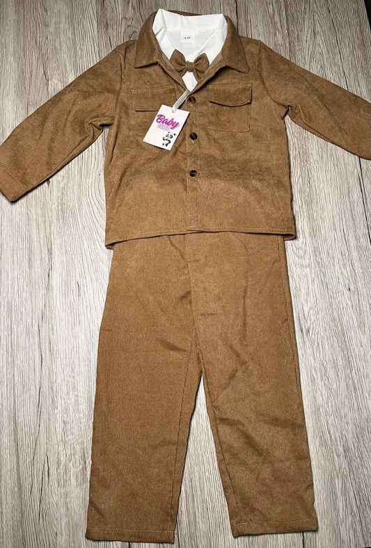 Business suit for Baby boys in light brown, 2–3 years old