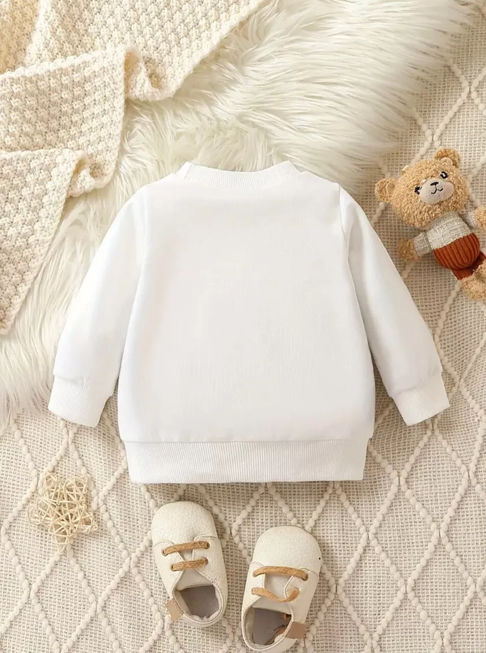 Sweatshirt for baby girls with long sleeves “Daddy’s Little Princess” Gift UK