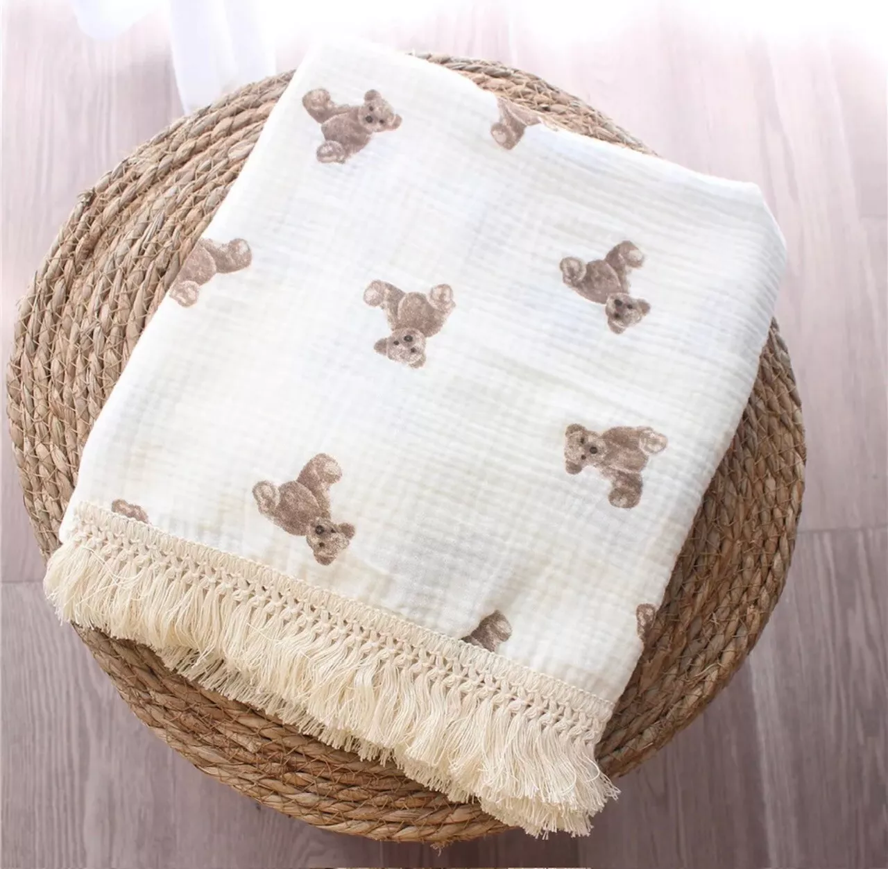 Baby muslin blanket