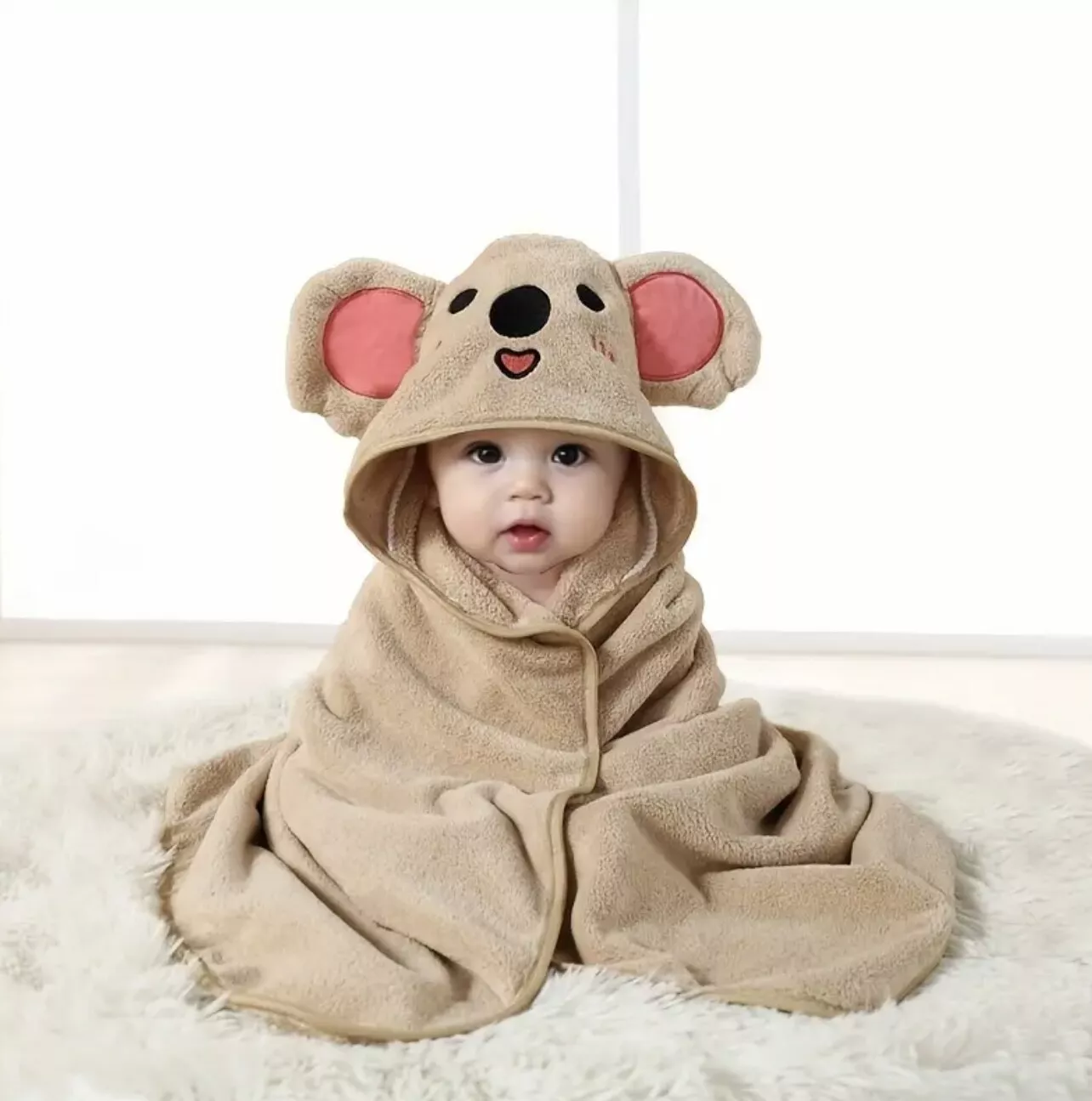 Toddler Baby Hooded Cartoon Towels